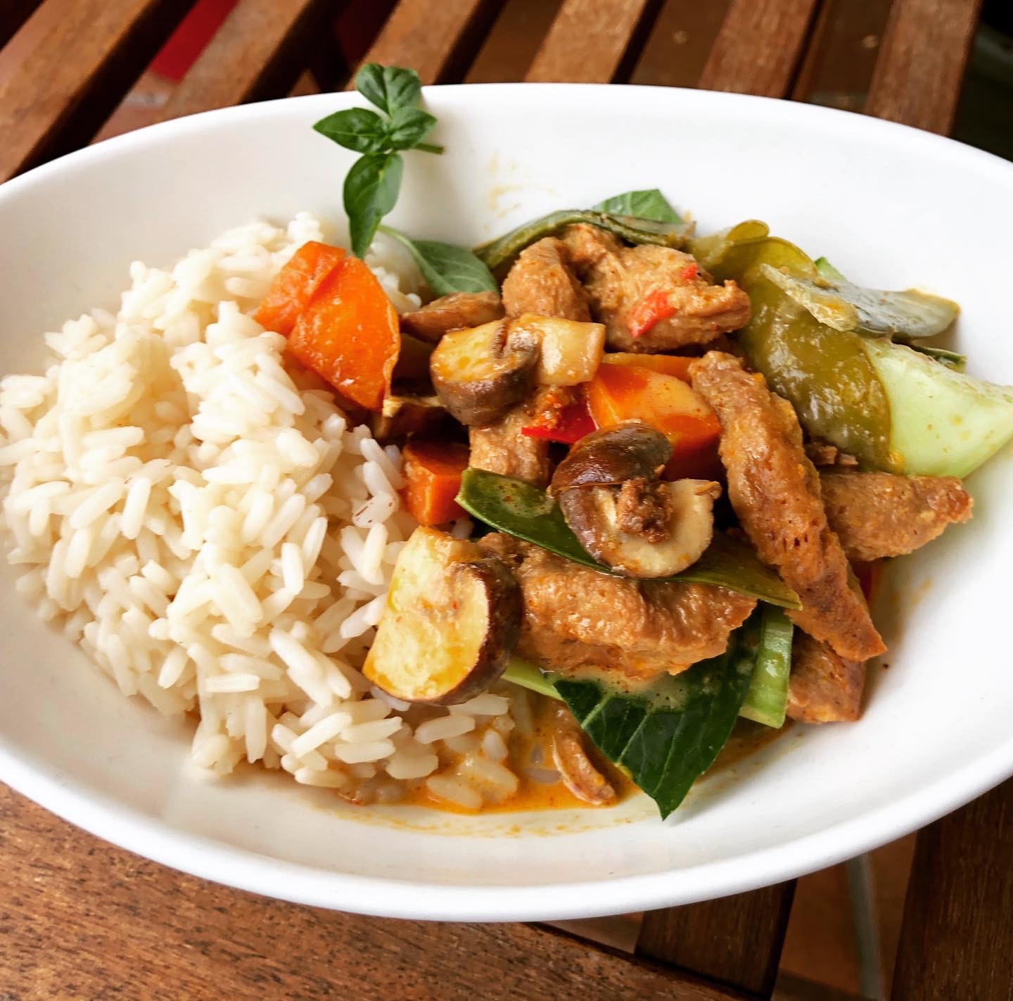 scharfes rotes Curry mit Pak Choi - Leckerschmecker Küchenfee